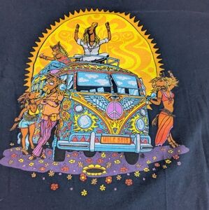 Gov't Mule 2019 Summer Tour Concert Tee  Colorful Psychedelic Artwork XXL